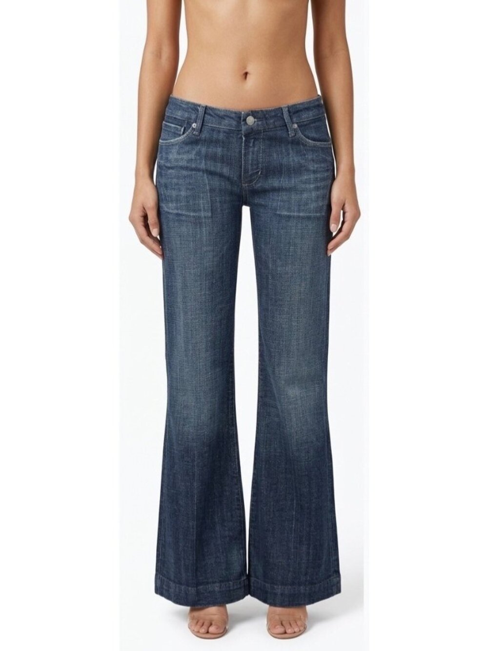 Vintage Citizens Of Humanity Low Rise Flare Jeans 30 | Y2K McBling Boho Grunge